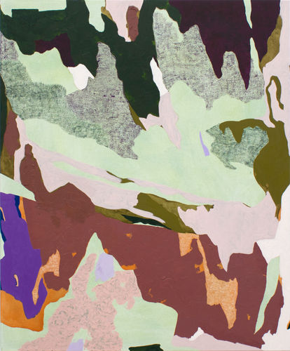 Raffael Bader, Wafting in the Sky, 2024, Oil on canvas, 140 x 115 cm