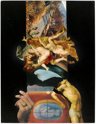 'Collage', Photomontage sur papier, 65 x 50 cm, 1970-72.