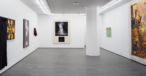Installation view, Young In Hong, A Fire That Never Dies, 2016, Cecilia Hillström Gallery. Photo: Jean-Baptiste Béranger