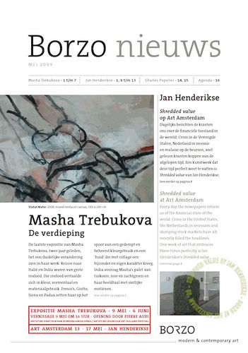 BorzoNews #10, Masha Trebukova and Art Amsterdam