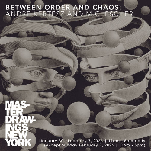 Between Order and Chaos: André Kertész and M.C. Escher in Conversation, Master Drawings New York 2026