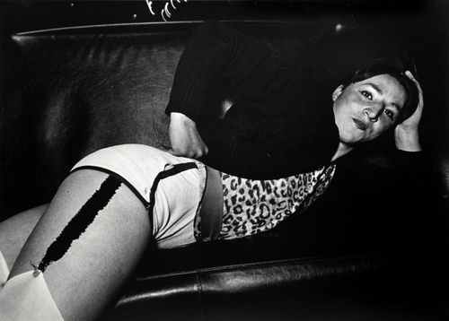 Ryan Weideman, Odalisque in the Back of a Hack, Gelatin silver print, 1982
