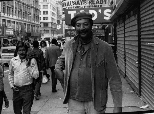 Adger Cowans, Al Loving, Artist, 42nd Studio, NYC, 1990