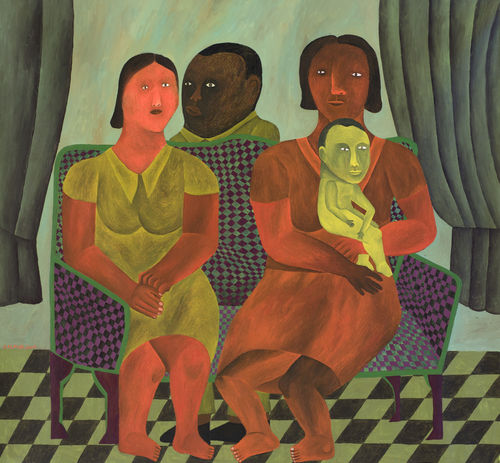 IBRAHIM EL-SALAHI, FORESTS AND SPIRITS: FIGURATIVE ART FROM THE KHARTOUM SCHOOL – Salon | Saatchi Gallery, London