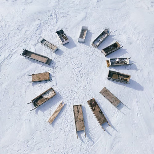 Maureen Gruben, Moving with joy across the ice as my face turns brown from the sun (Formation 2), 2019 Sold