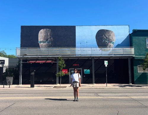 Audie Murray / Chi Fii Embraces the Old Ones, Kîsik Cradles Them, Billboard project co-presented by AKA Artist-Run & PAVED...