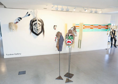 The work of the Kwakwaka’wakw artist Beau Dick was shown at Independent in 2020 by Fazakas Gallery, an Indigenous contemporary gallery in Canada.Credit...via Independent; Sansho Scott/Bfa