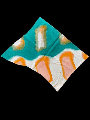 Claude Viallat, Untitled (n°424), 2021, Acrylic sur toile, 104 x 121 cm. © Claude Viallat