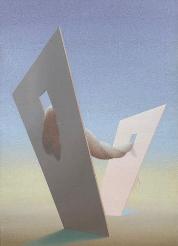Henry Orlik (b. 1947), The Parting, acrylic on canvas