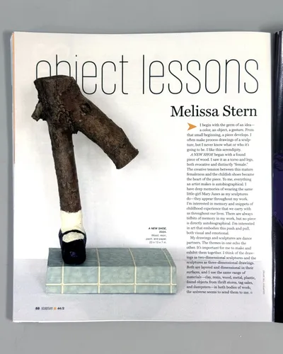 Melissa Stern in Sculpture Magazine