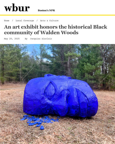 An art exhibit honors the historical Black community of Walden Woods