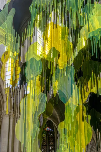 Valentina Canseco, Paysage immatériel - Constellations Art Festival, Saint-Vincent Basilica, Metz