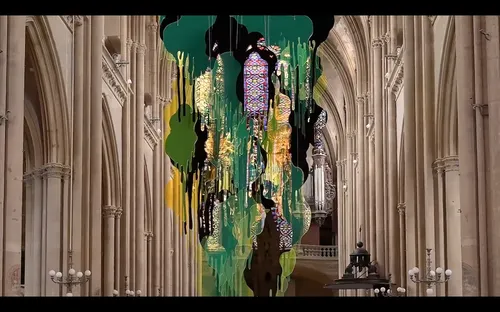 Valentina Canseco, Paysage immatériel - Festival d'Arts Constellations, Basilique Saint-Vincent, Metz