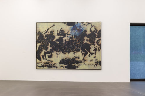 Installation view, Uwe Wittwer: Die schwarzen Sonnen, Kunstmuseum Grenchen, Grenchen, Switzerland, 2019