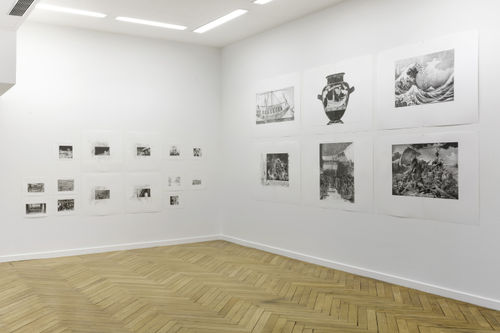 Installation view, Marc Bauer: L'État de la Mer, FRAC Auvergne, Clermont-Ferrand, France, 2021