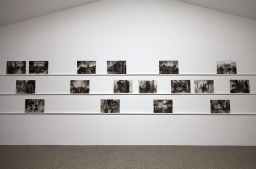Installation view, Marc Bauer: The Collector, Centre Culturel Suisse, Paris, France, 2013