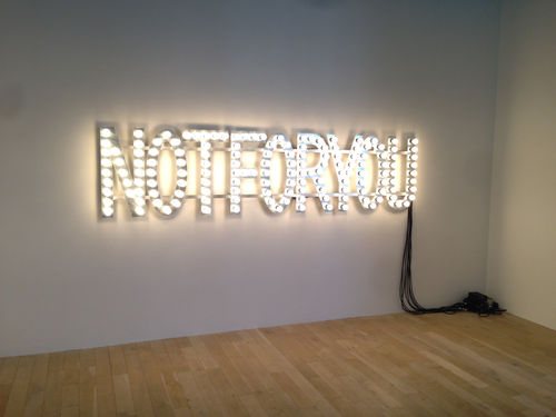 Installation view, Monica Bonvicini, Galerie Peter Kilchmann, Zurich, Switzerland, 2014, Photo: Sebastian Schaub