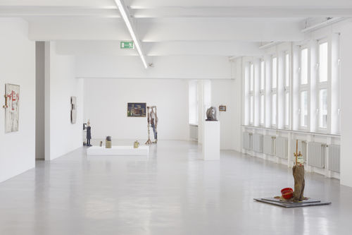 Installation view, Vlassis Caniaris, GAK, Bremen, Germany, 2012