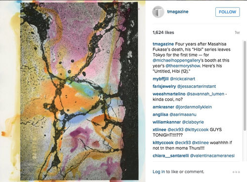 Fukase's Hibi Series on NYT magazine instagram