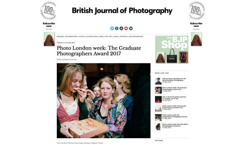 Siân Davey: The Graduate Photographers Award 2017