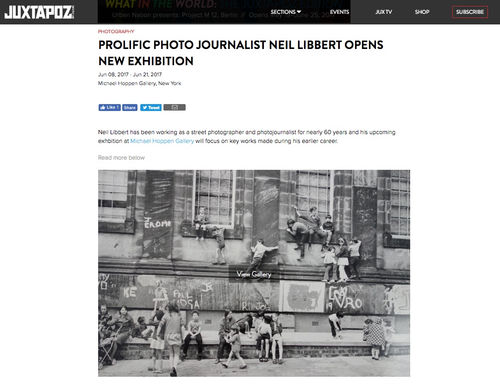 PROLIFIC PHOTO JOURNALIST NEIL LIBBERT OPENS NEW EXHIBITION