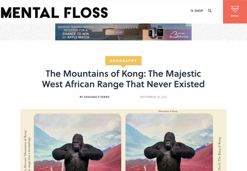 The Mountains of Kong: The Majestic West African Range That Never Existed