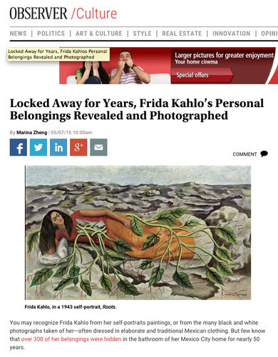 Locked Away for Years, Frida Kahlo’s Personal Belongings Revealed and Photographed