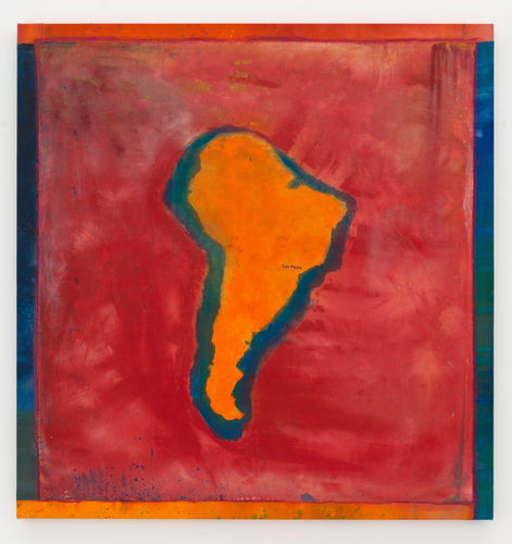 September, 2025. Acrylic on canvas with marouflage. Photographed by Anna Arca. Courtesy of the artist.