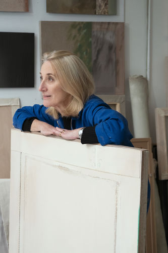 Gwenyth Fugard in her studio, London, 2025