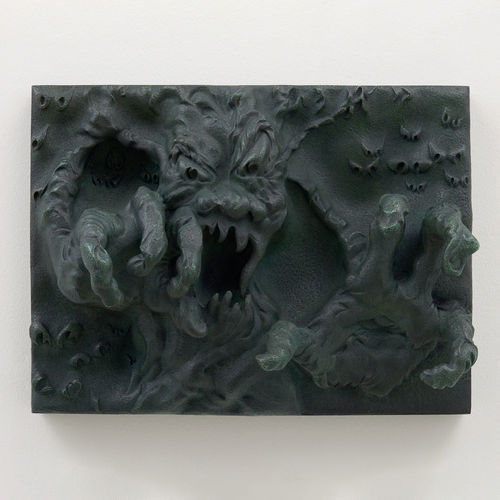Xavier Robles de Medina, Snow White and the Seven Dwarfs. Directed by David Hand (supervising a team of sequence directors), Walt Disney Productions, 1937, 2023. Patinated bronze relief. 24 × 32 × 10 cm. Photo courtesy of the artist.