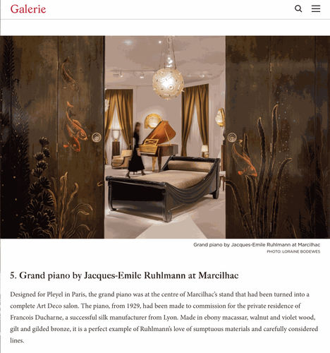 GALERIE MAGAZINE, Discover the Most Extraordinary and Rare Objects on View at TEFAF Maastricht 2025