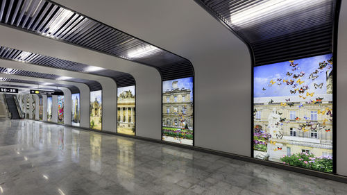 Jean-François Rauzier Installation at Aéroport Roissy Charles de Gaulle