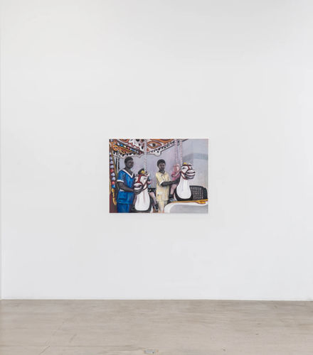 Exhibition view from Maysam El Hindi's solo show "On The Way Home" at Marfa'. Image courtesy of Marfa'. Photo by Youssef Itani