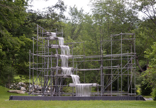 ARTNET NEWS, OLAFUR ELIASSON WATERFALL INAUGURATES VERMONT ART CENTER