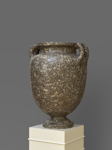 Roman Egypt, Possibly Alexandria, A Monumental Quartz Granite Vase, c. 1st Century AD