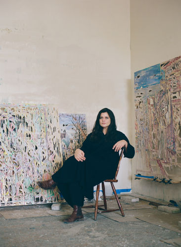 Portrait of Diana Al-Hadid by Charlie Rubin. Courtesy of the artist and Kasmin, New York