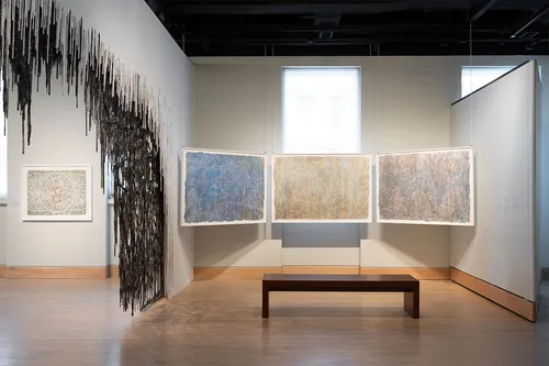 Installation view from Diana Al-Hadid’s unbecoming at de la Cruz Gallery, 2026. Photography by Vivian Marie Doering