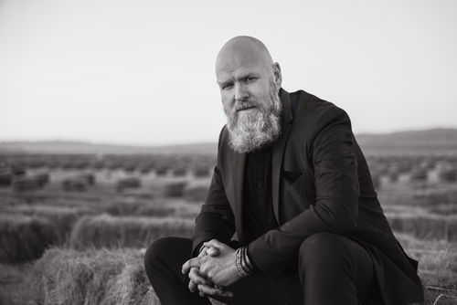 black and white Portrait photography of Halfdan Hallseth