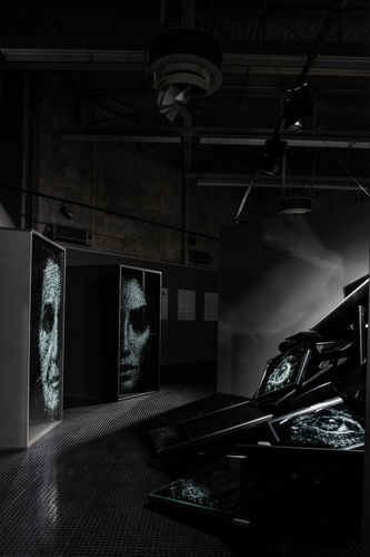 Berger's metamorphoses, a homage to Pasolini in his glass sculptures