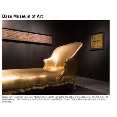 BASS MUSEUM E-FLUX GOLD