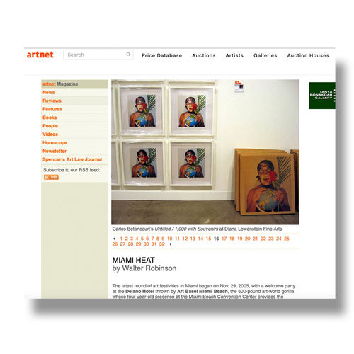 Miami Heat by Walter Robinson, Artnet