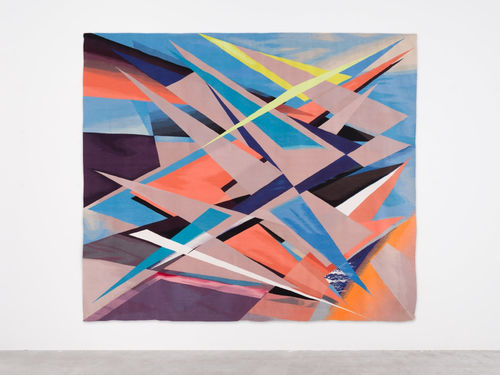 Jaime Gili, Zelada, 2008, wool, silk and artificial silk tapestry, 2.5 x 2.14 m