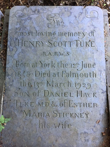 Henry Scott Tukes headstone