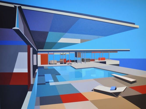 Andy Burgess, Stahl House III, 2012-2013