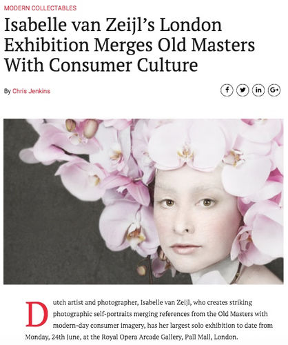 Isabelle van Zeijl's debut solo show featured on Arts & Collections