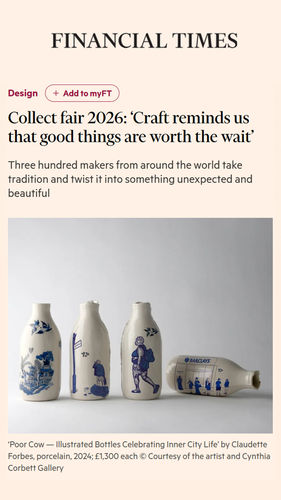 In the Financial Times Ahead of Collect 2026: Claudette Forbes and Margo Selby at Stand W19