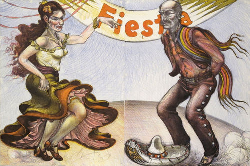 Luis Jiménez, Fiesta Dancers, 1985
