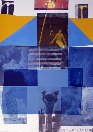 Robert Rauschenberg. Flue, 1980 (detail)