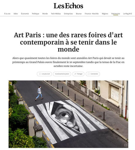 Art Paris : une des rares foires d'art contemporain à se tenirdans le monde