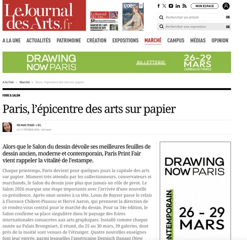Paris, l’épicentre des arts sur papier